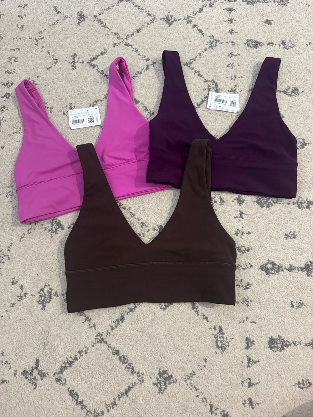 3 Lululemon Align V Neck Sport Bra Top